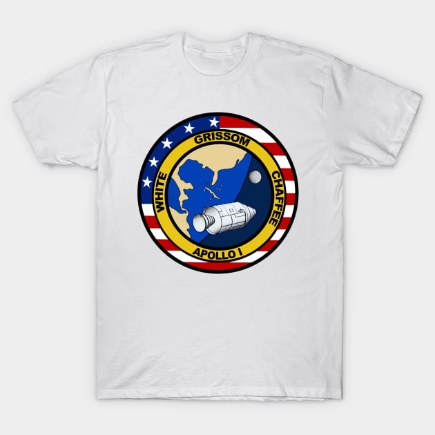 Apollo 1 T-Shirt by Spacestuffplus